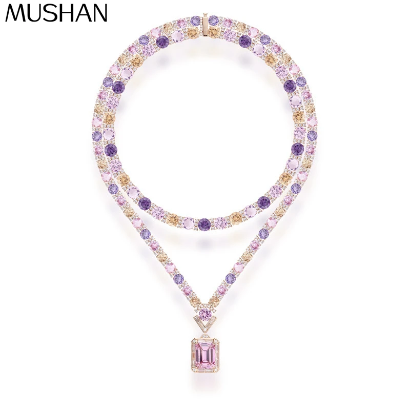 MS MuShan Luxury Jewelry 925 Sterling Silver Necklace Zircon 7A Lariat Bridal for Her Real Gold Plated Premium Pendant
MS MuShan Luxury Jewelry 925 Sterling Silver Necklace Zircon 7A Lariat Bridal for Her Real Gold Plated Premium Pendant