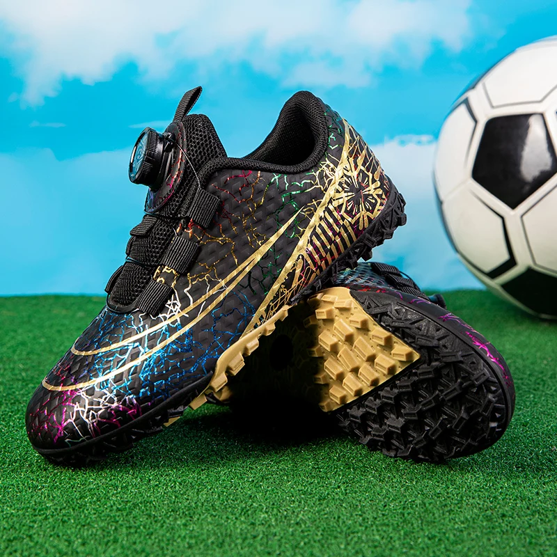 Children's rotary buckle football shoes TF football professional shoes grass training sports shoes football field nail shoes
Children's rotary buckle football shoes TF football professional shoes grass training sports shoes football field nail shoes