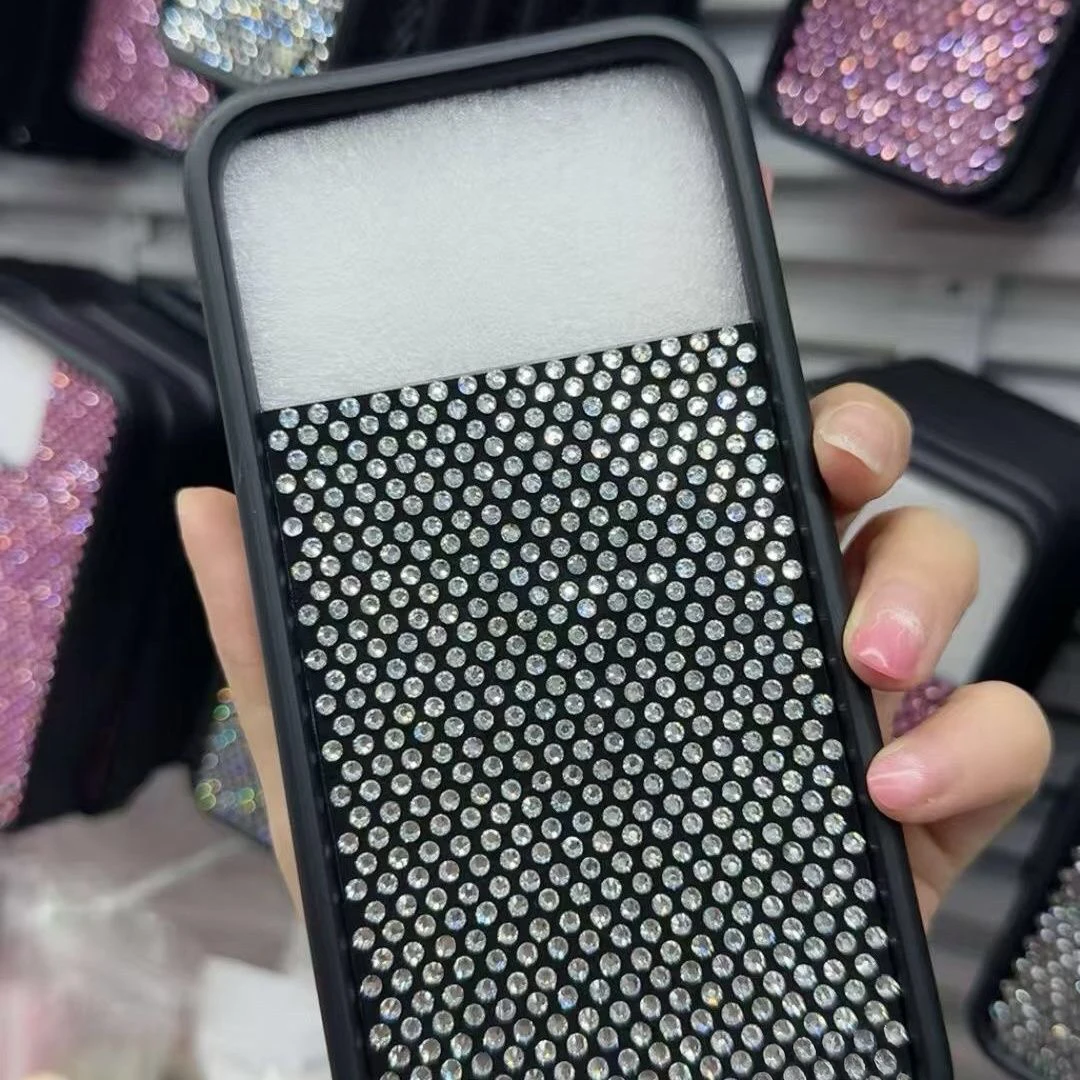 Creative Shining Full of Diamonds Black Border Phone Cover for IPhone 14 15 16 17 Pro Max Case for IPhone 17Air
Creative Shining Full of Diamonds Black Border Phone Cover for IPhone 14 15 16 17 Pro Max Case for IPhone 17Air
