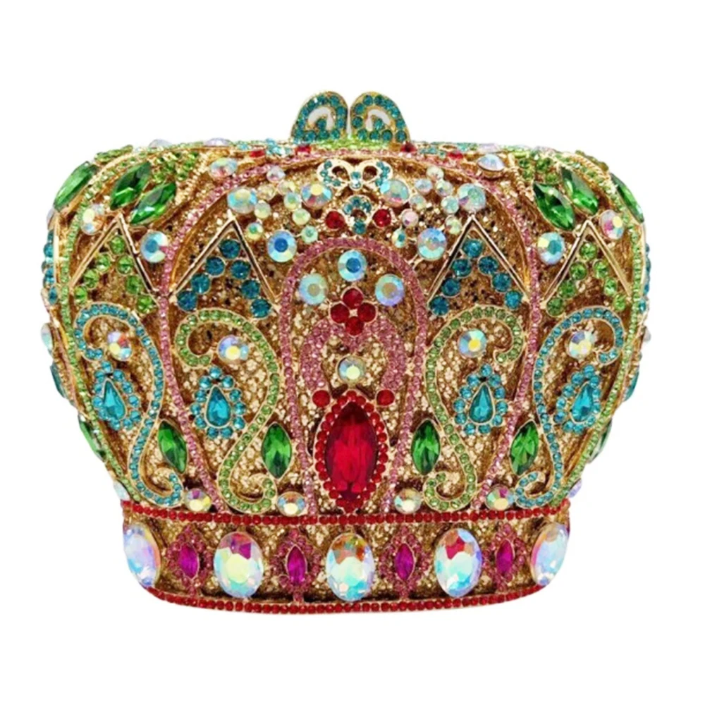 Silver Metal Crown Blue Rhinestone Diamond Clutches WHTUOHENG Formal Women Evening Wedding Purses Lady Crystal Wedding Handbag
Silver Metal Crown Blue Rhinestone Diamond Clutches WHTUOHENG Formal Women Evening Wedding Purses Lady Crystal Wedding Handbag