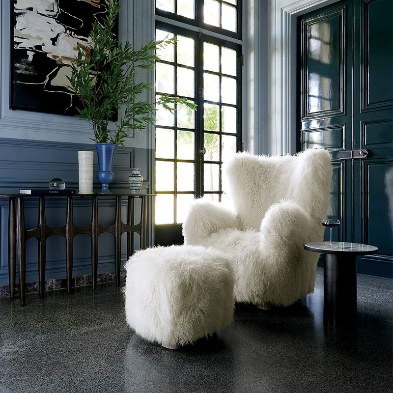 Nordic Solid Wood Sofa Chair Modern Minimalist Wool Single Sofa Chair Bedroom Living Room Balcony Fabric Leisure Chair
Nordic Solid Wood Sofa Chair Modern Minimalist Wool Single Sofa Chair Bedroom Living Room Balcony Fabric Leisure Chair