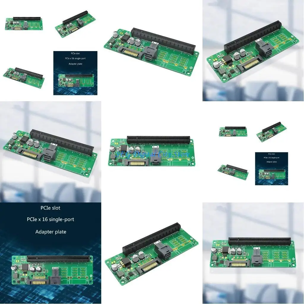 U75B 1Port PCIe Slot Expansion Card with SFF8643 to PCIe x16 Slot Adapters 15Pin Power
U75B 1Port PCIe Slot Expansion Card with SFF8643 to PCIe x16 Slot Adapters 15Pin Power