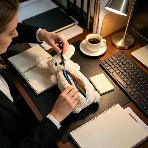 Novelty Animal Pencil Case Cute Pen Bag Storage Pouch For Office School, Multifunctional Coin Purse For Pens Markers Makeup