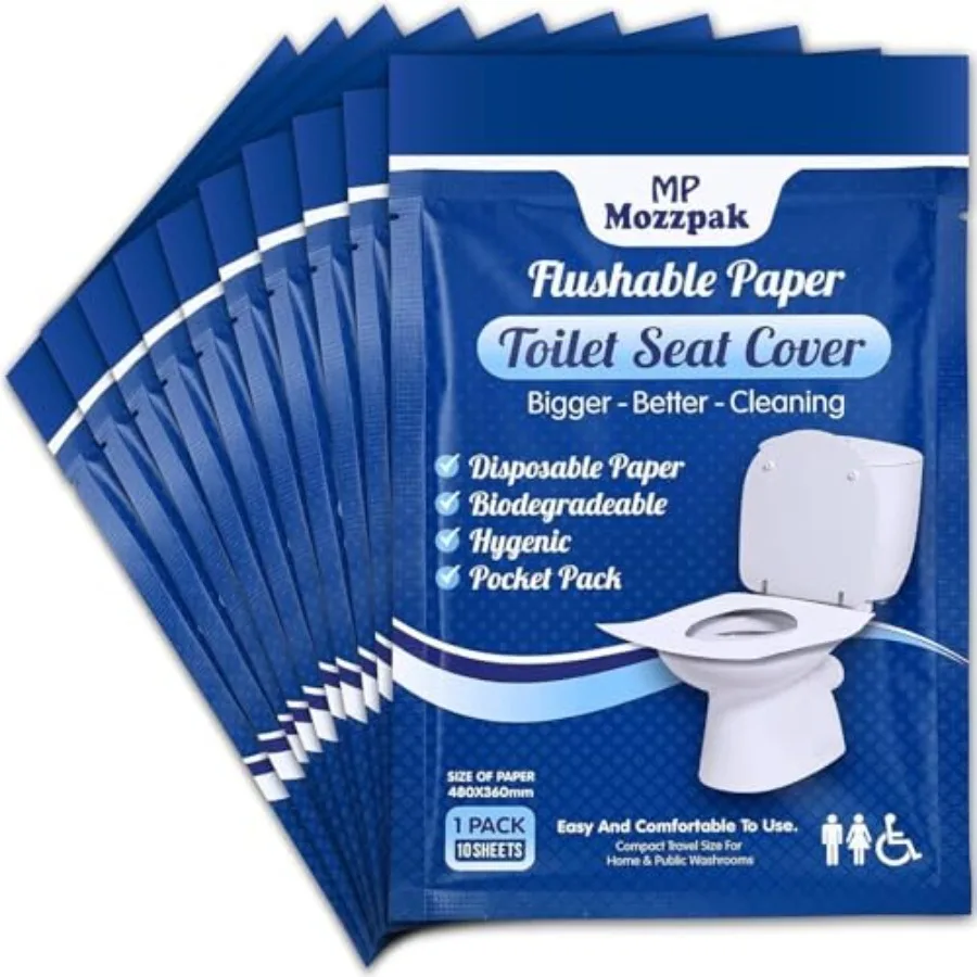 Curated Picks Toilet Seat Covers Disposable - 0 Packs 00 Pcs - XL Flushable Disposable Toilet Seat Cover for Potty Training, Ad
Curated Picks Toilet Seat Covers Disposable - 0 Packs 00 Pcs - XL Flushable Disposable Toilet Seat Cover for Potty Training, Ad