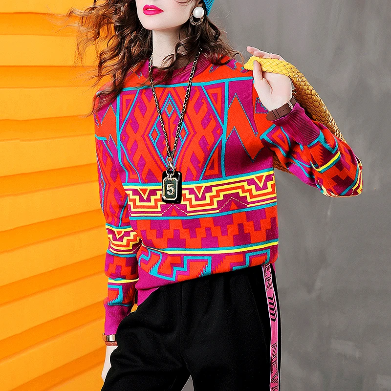 Fashion Ladies Knitwear Pullover Autumn Winter Sweaters For Women Ins O Neck Long Sleeve Casual Women's Sweater Clothing SL256
Fashion Ladies Knitwear Pullover Autumn Winter Sweaters For Women Ins O Neck Long Sleeve Casual Women's Sweater Clothing SL256