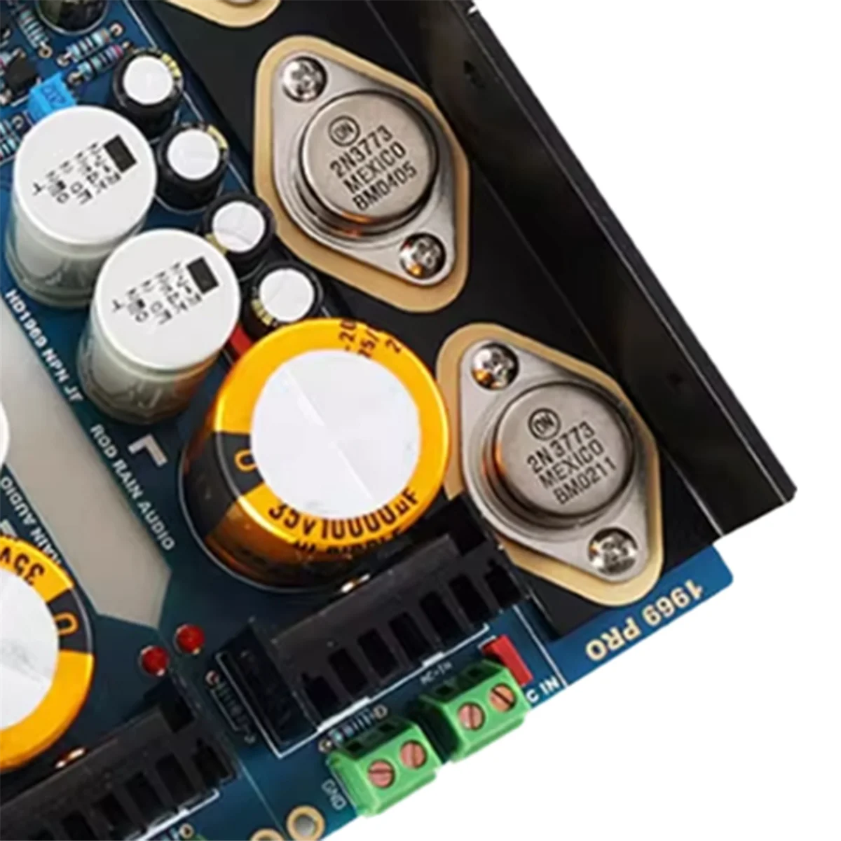 2Pcs 1969 Gold Seal Sinking-Gold 20W&20W Class A Power HiFi Amplifier Finished Board with Heatsink,1969 Amplifier Board&A78P
2Pcs 1969 Gold Seal Sinking-Gold 20W&20W Class A Power HiFi Amplifier Finished Board with Heatsink,1969 Amplifier Board&A78P