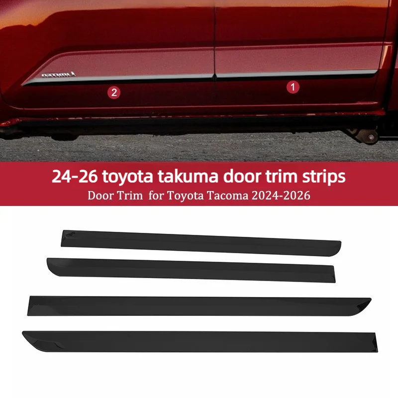 2024 2025 2026 For Toyota Tacoma Double-cab Models Chrome-plated Decorative Protective Door Trim Parts
2024 2025 2026 For Toyota Tacoma Double-cab Models Chrome-plated Decorative Protective Door Trim Parts