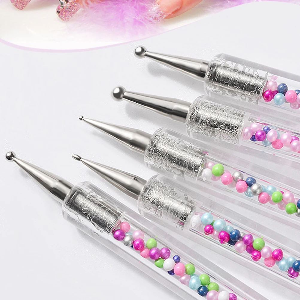 5 Pcs Rhinestones Picker Double Head Dotting Pen Nail Tools Pearls Point Manicure Non Deformation Durable Stainless Tip Home
5 Pcs Rhinestones Picker Double Head Dotting Pen Nail Tools Pearls Point Manicure Non Deformation Durable Stainless Tip Home