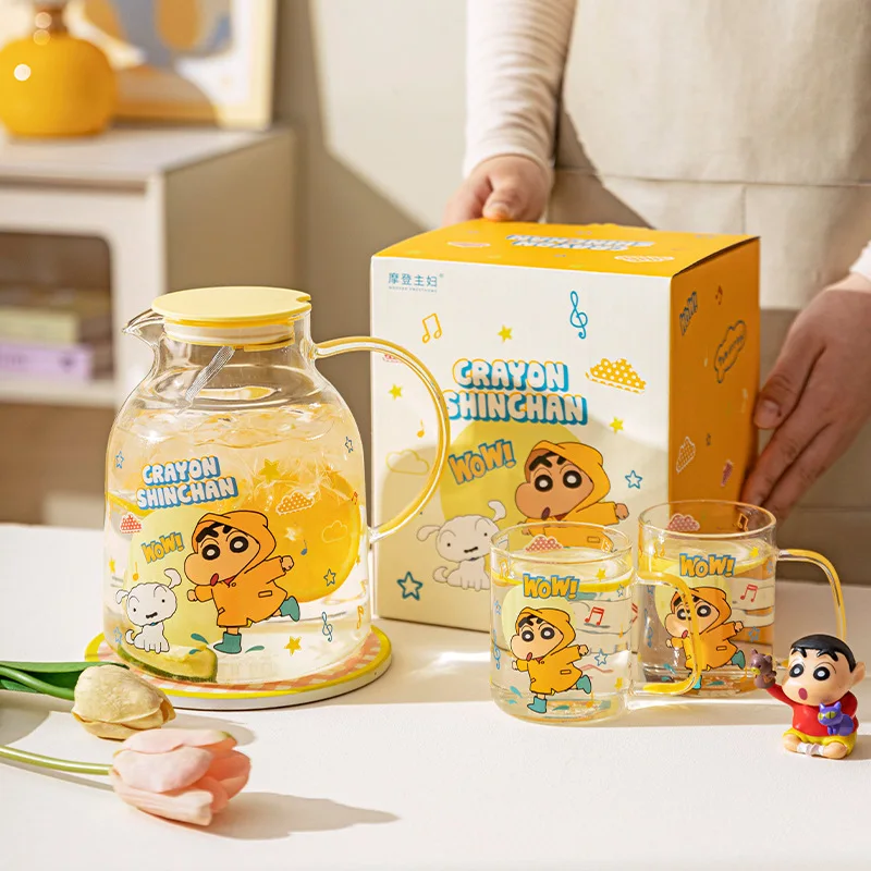 Crayon Shin-Chan Anime Peripherals Cartoon Household Glass Cold Kettle High Temperature Resistant Cold Kettle Birthday Gift
Crayon Shin-Chan Anime Peripherals Cartoon Household Glass Cold Kettle High Temperature Resistant Cold Kettle Birthday Gift