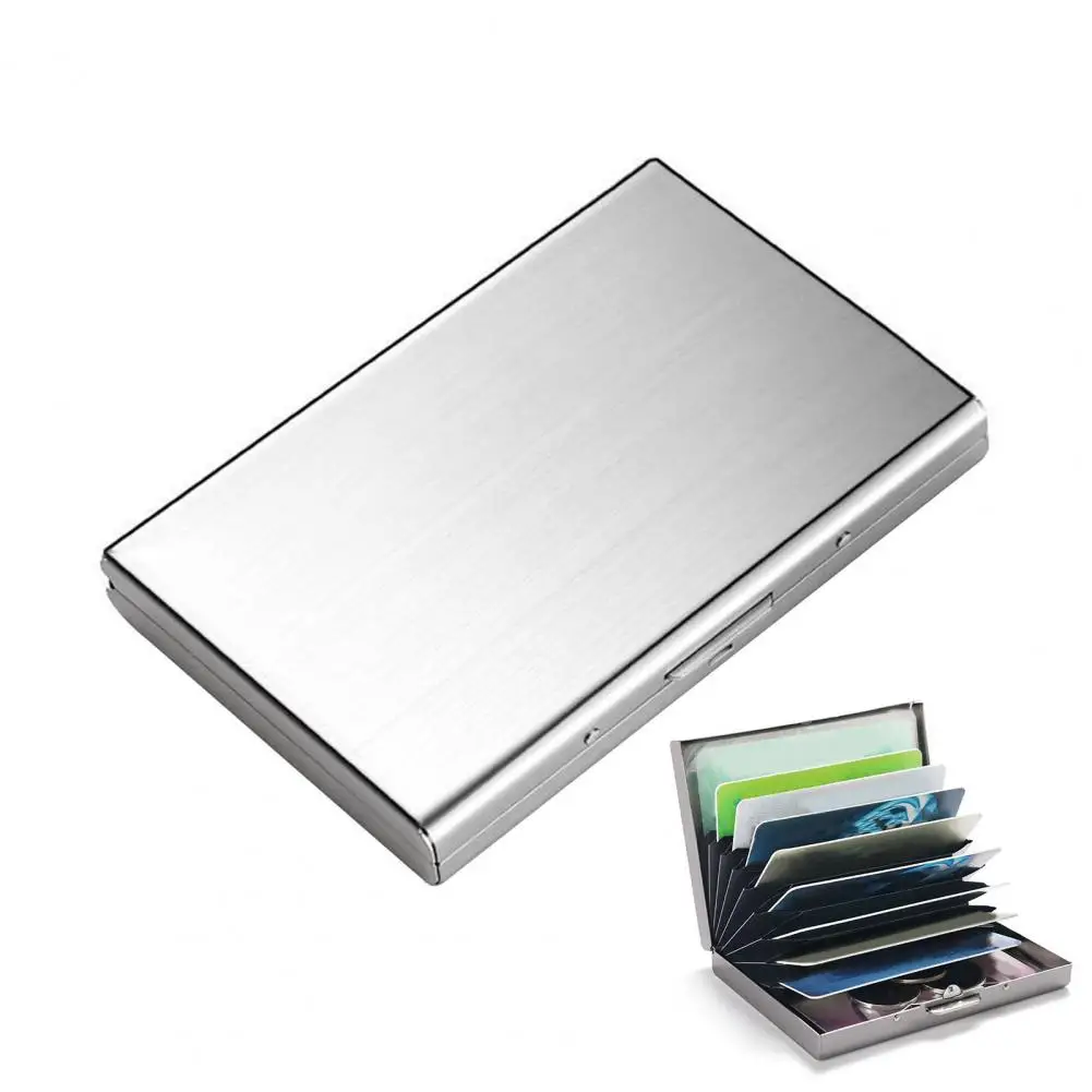 Stainless Steel Credit Card Holder Stainless Steel Rfid Blocking Card Holder for Privacy Protection Slim for Up
Stainless Steel Credit Card Holder Stainless Steel Rfid Blocking Card Holder for Privacy Protection Slim for Up