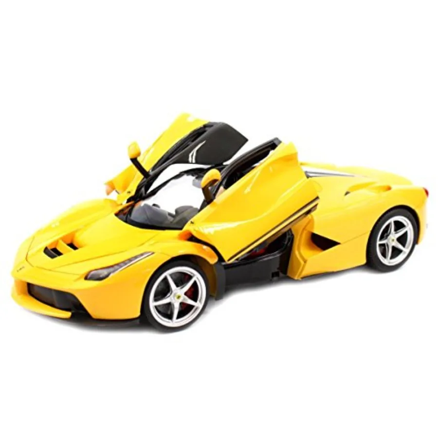 RC car for outdoor use, ABS plastic body, yellow, high-speed brushless motor and realistic LED lights
RC car for outdoor use, ABS plastic body, yellow, high-speed brushless motor and realistic LED lights