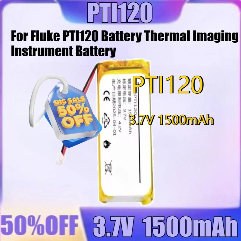 For Fluke PTI120 Battery Thermal Imaging Instrument Battery NEW PTI120 3.7V 1500mAh High Quality Battery
For Fluke PTI120 Battery Thermal Imaging Instrument Battery NEW PTI120 3.7V 1500mAh High Quality Battery