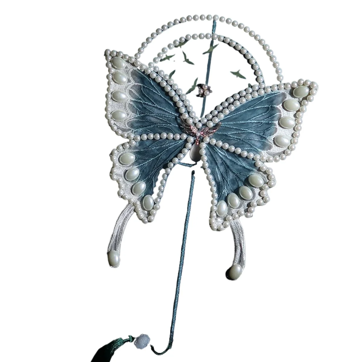 Wedding Bride Hand Fans Ancient Long Handle Circle Hanfu Fan Lolita Lace Butterfly Fan Props Desktop Ornaments
Wedding Bride Hand Fans Ancient Long Handle Circle Hanfu Fan Lolita Lace Butterfly Fan Props Desktop Ornaments