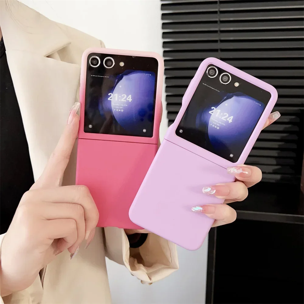 Тонкий чехол Skin Feel для Samsung Galaxy Z, флип-чехол 6 дюймов, новый однотонный чехол для телефона с большим экраном, противоударный складной чехол для Z Flip5
Тонкий чехол Skin Feel для Samsung Galaxy Z, флип-чехол 6 дюймов, новый однотонный чехол для телефона с большим экраном, противоударный складной чехол для Z Flip5