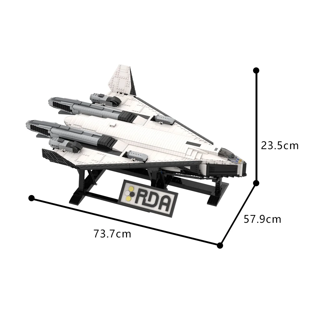 Gobricks MOC Valkyrie SSTO TAV 37B Class Shuttle Bricks Model Valkyrie SSTO TAV 37B Shuttle Transport Ship Building Blocks Toys
Gobricks MOC Valkyrie SSTO TAV 37B Class Shuttle Bricks Model Valkyrie SSTO TAV 37B Shuttle Transport Ship Building Blocks Toys