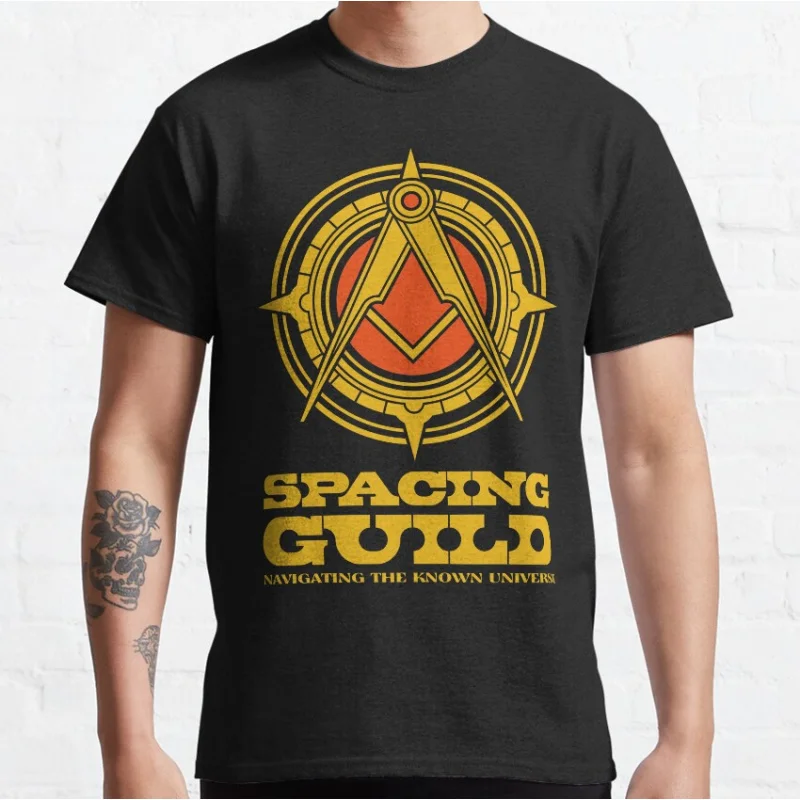 SPACING GUILD Dunes of Arrakis Dune sic fi Gift t shirt for man Large size Tops S-6XL 100% cotton printed mens Clothes
SPACING GUILD Dunes of Arrakis Dune sic fi Gift t shirt for man Large size Tops S-6XL 100% cotton printed mens Clothes