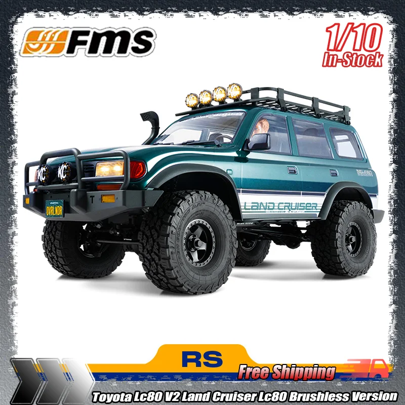 New In Stock 1:10 Fms Fcx Toyota Lc80 V2 Land Cruiser Lc80 Brushless Version Remote Control Off-Road Climbing Model Kid Toy Gift
New In Stock 1:10 Fms Fcx Toyota Lc80 V2 Land Cruiser Lc80 Brushless Version Remote Control Off-Road Climbing Model Kid Toy Gift