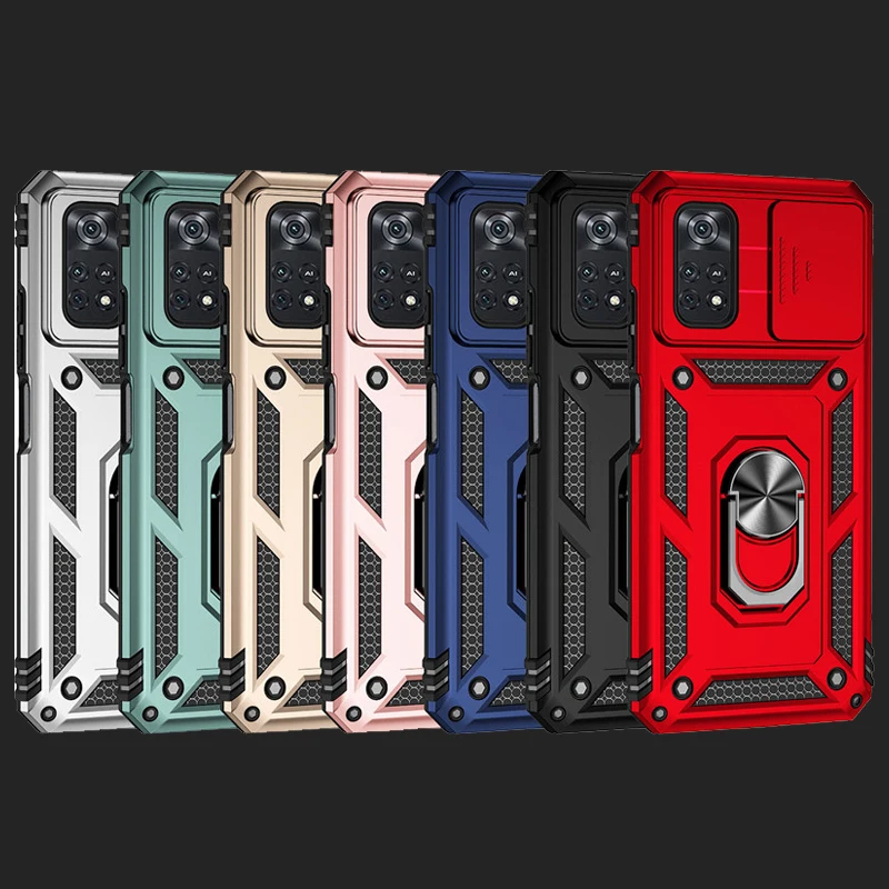 For POCO M4 Pro 4G Case Sliding window Cover For POCO M4 Pro Shockproof Armor Ring Metal Brackets Bumper 6.43 inch
For POCO M4 Pro 4G Case Sliding window Cover For POCO M4 Pro Shockproof Armor Ring Metal Brackets Bumper 6.43 inch