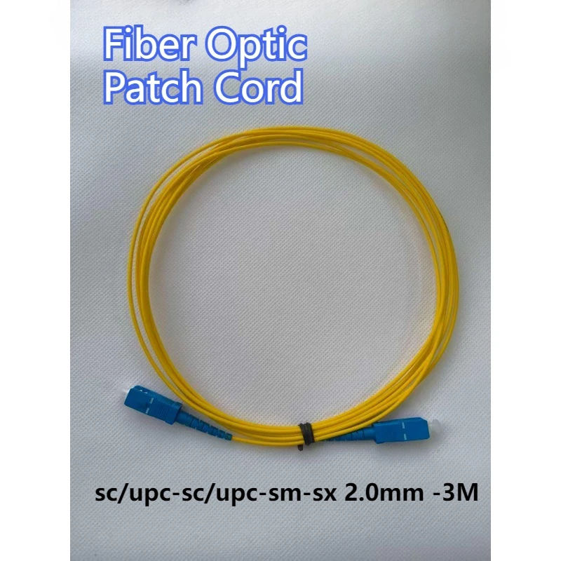 10 шт. SC/UPC-SC/UPC оптоволоконный патч-корд симплексный FTTH SM одномодовый оптоволоконный перемычка длиной 3 м 2,0 мм
10 шт. SC/UPC-SC/UPC оптоволоконный патч-корд симплексный FTTH SM одномодовый оптоволоконный перемычка длиной 3 м 2,0 мм