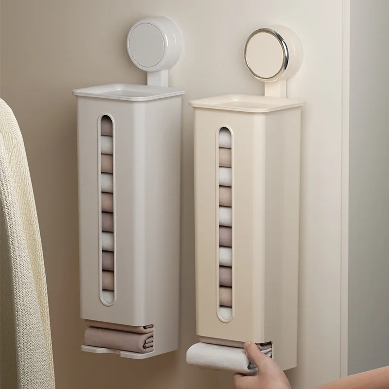 Socks storage box No punching Household wardrobe Wall-mounted suction cup Storage and finishing panties Stockings storage box
Socks storage box No punching Household wardrobe Wall-mounted suction cup Storage and finishing panties Stockings storage box