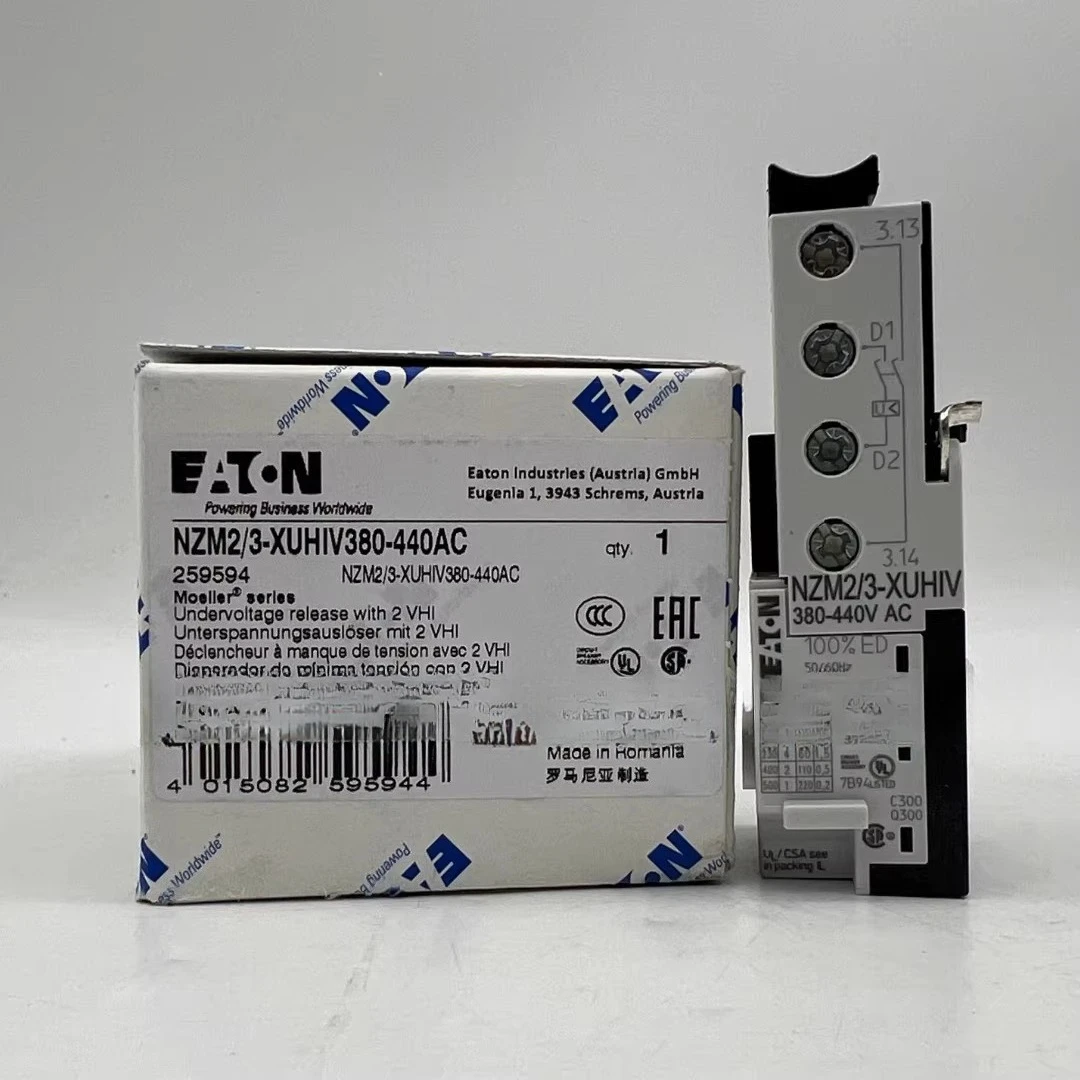 EATON Eaton Muller plastic case under-voltage trip coil NZM2/3-XUHIV380-440V AC new in stock
EATON Eaton Muller plastic case under-voltage trip coil NZM2/3-XUHIV380-440V AC new in stock