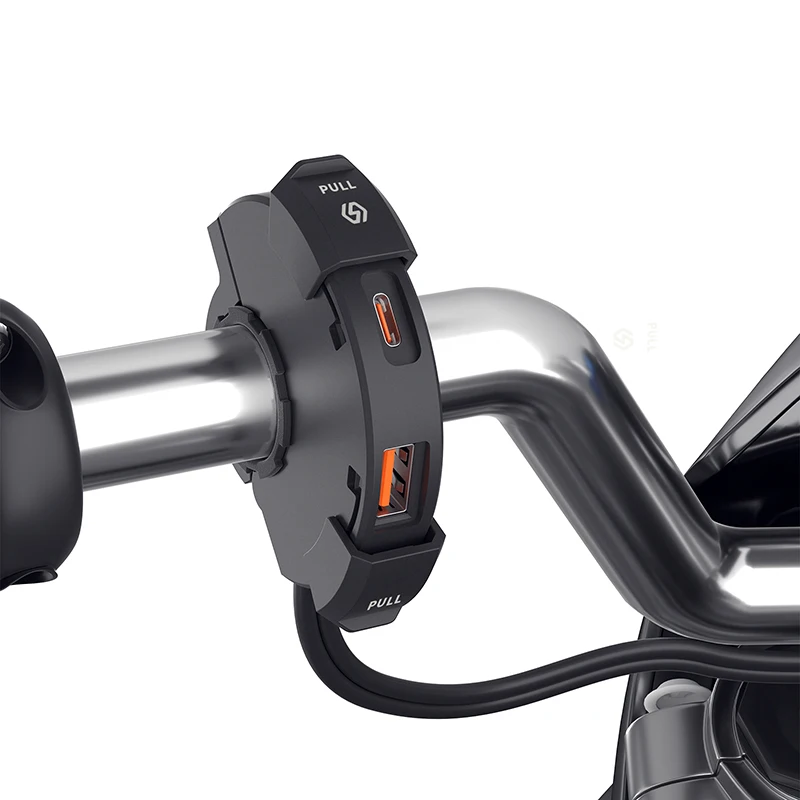 Universal QC3.0 Motorcycle USB Charger 48W USB Type-C Fast Charger Handlebar Mounting Bracket Phone Charger For Bike Motorcycle
Universal QC3.0 Motorcycle USB Charger 48W USB Type-C Fast Charger Handlebar Mounting Bracket Phone Charger For Bike Motorcycle