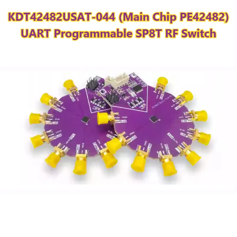 PE42482 RF Switch Module SP8T Channel 8GHz Bandwidth, Low Insertion Loss and High Isolation KDT42482USAT-044
PE42482 RF Switch Module SP8T Channel 8GHz Bandwidth, Low Insertion Loss and High Isolation KDT42482USAT-044