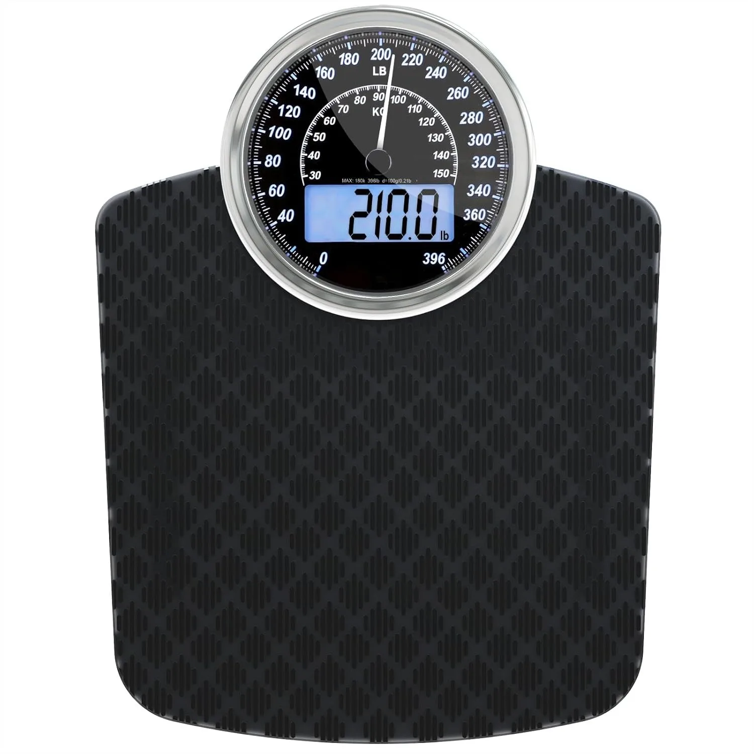2-in-1 Analog & Digital Weighing Scale for Body Weight up to 400lbs with Thick Tempered Glass and Extra Large Display - Easy to
2-in-1 Analog & Digital Weighing Scale for Body Weight up to 400lbs with Thick Tempered Glass and Extra Large Display - Easy to