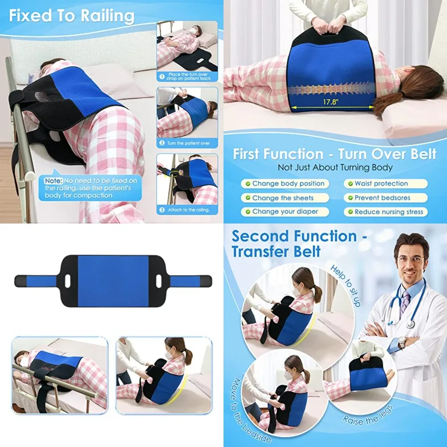 Patient Turning Device Belt For Bed Rails Elderly Adults Safety Hospital Beds For Home Use Transfer Belts For Lifting Seniors M
Patient Turning Device Belt For Bed Rails Elderly Adults Safety Hospital Beds For Home Use Transfer Belts For Lifting Seniors M