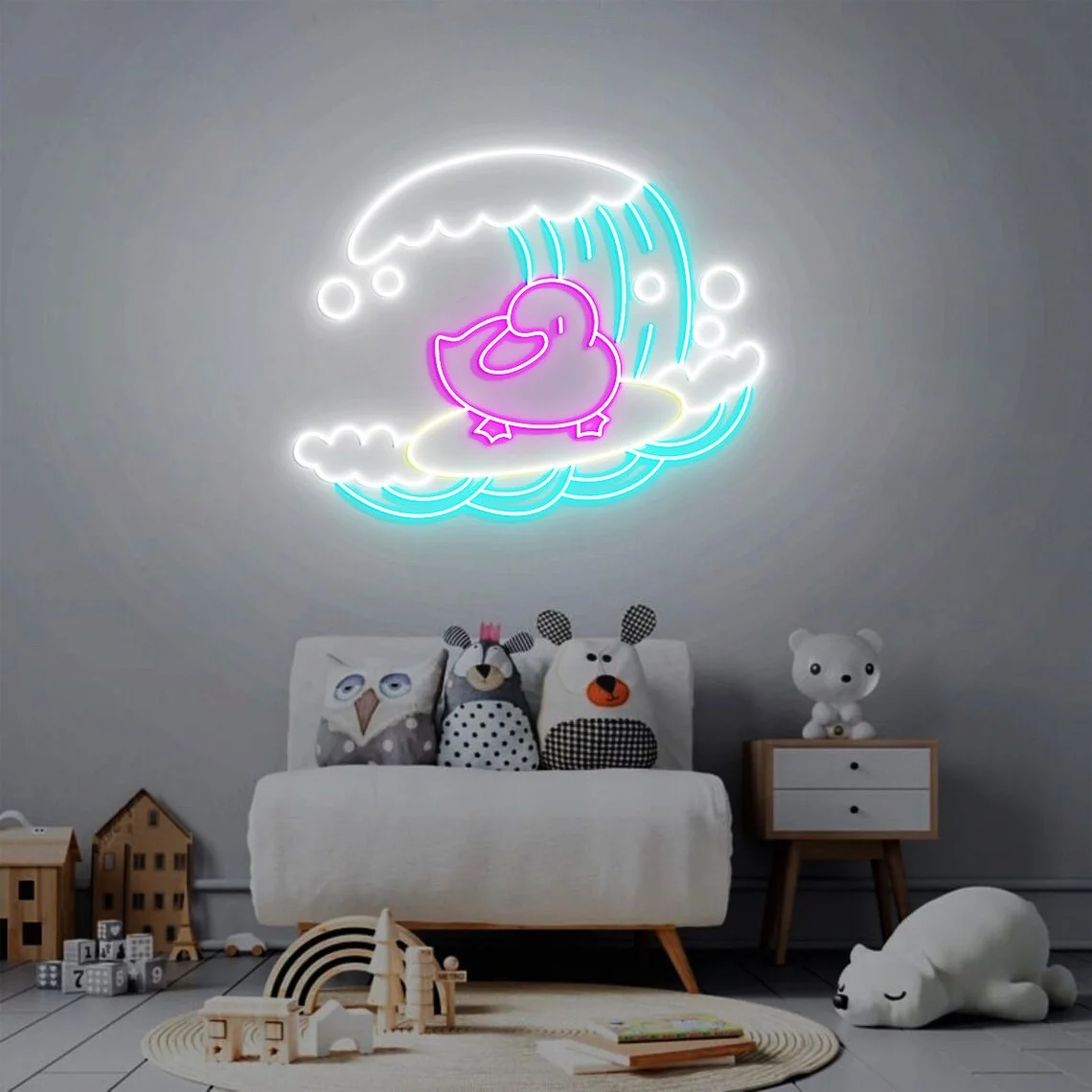 Duck Neon Sign Surfing Cute Duck Led Sign Room Wall Art Decor Duck Decor for Kids Game Room Nursery Decor Shells Birthday Gift
Duck Neon Sign Surfing Cute Duck Led Sign Room Wall Art Decor Duck Decor for Kids Game Room Nursery Decor Shells Birthday Gift