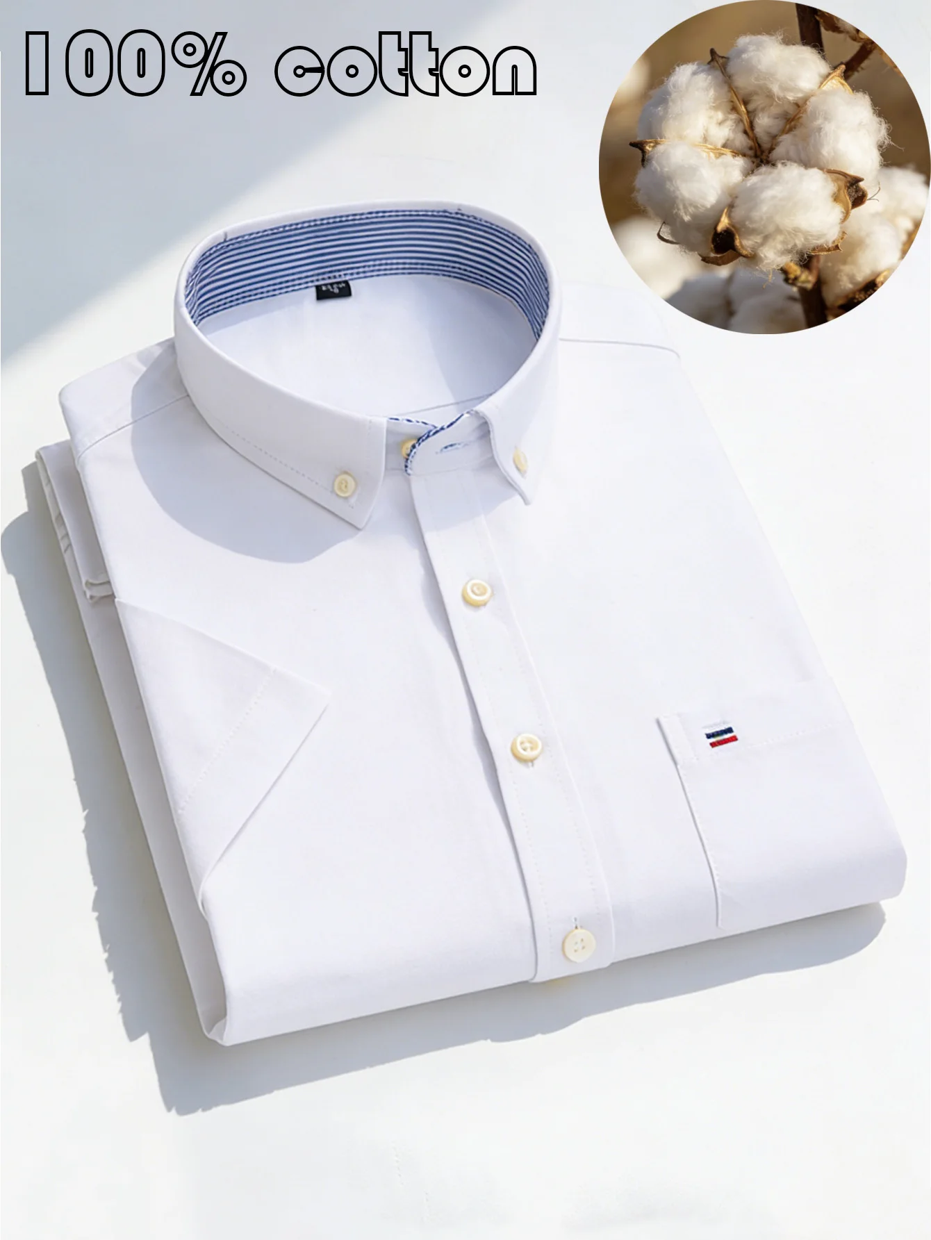 100% Cotton Breathable Men's Oxford Short Sleeve Summer Plaid Striped Shirts Male Clothes Casual Business Regular Fit Plus Size
100% Cotton Breathable Men's Oxford Short Sleeve Summer Plaid Striped Shirts Male Clothes Casual Business Regular Fit Plus Size