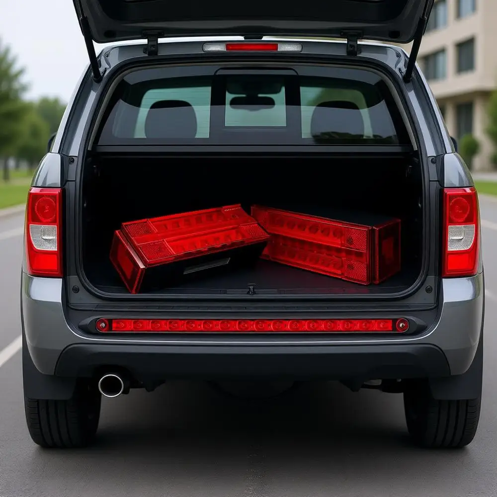 Submersible LED Trailer Tail Light Kit, Regular Trailer Lights + ID Bar + 8 Markers, Combined Stop Turn License Plate Running La
Submersible LED Trailer Tail Light Kit, Regular Trailer Lights + ID Bar + 8 Markers, Combined Stop Turn License Plate Running La