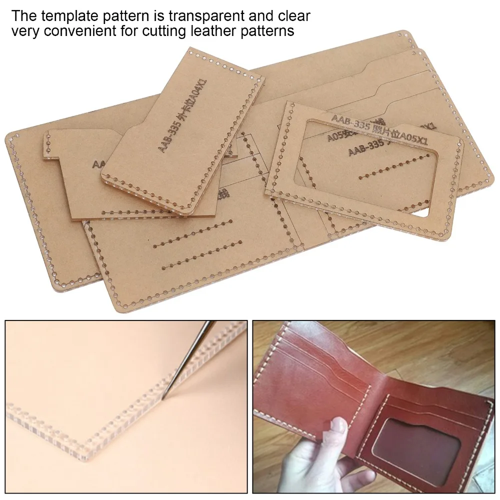 5pcs Clear Design Acrylic Template Accurate Design DIY Tools Leather Pattern Set Includes 5 Templates Hand Craft Tools
5pcs Clear Design Acrylic Template Accurate Design DIY Tools Leather Pattern Set Includes 5 Templates Hand Craft Tools