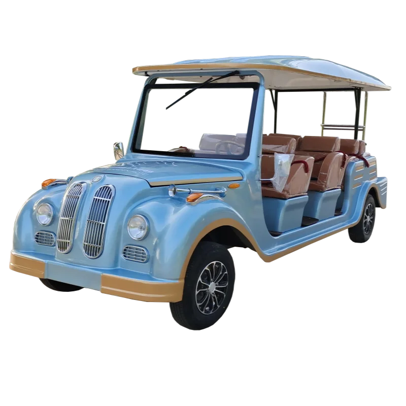 Винтажный туристический автобус в традиционном стиле с батарейным питанием, 11-местный автомобиль для гольфа, классический винтажный автомобиль для больших парков развлечений
Винтажный туристический автобус в традиционном стиле с батарейным питанием, 11-местный автомобиль для гольфа, классический винтажный автомобиль для больших парков развлечений
