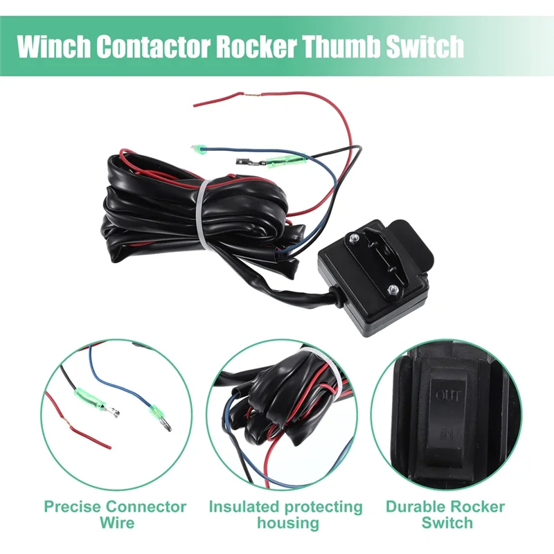 A20K-Winch Solenoid Relay Contactor Rocker Kit Winch Solenoid Relay Contactor & Winch Rocker Thumb Switch Combo ATV Accessories
A20K-Winch Solenoid Relay Contactor Rocker Kit Winch Solenoid Relay Contactor & Winch Rocker Thumb Switch Combo ATV Accessories