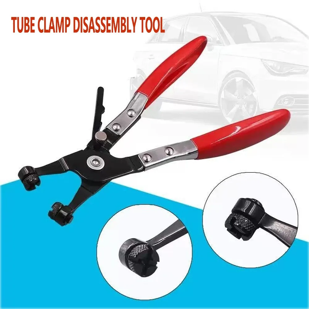 Tube clamp disassembly tool Car Tube Clamp Long Automotive Hose Clamp Pliers Straight Smooth Handle Plier Removal Tool
Tube clamp disassembly tool Car Tube Clamp Long Automotive Hose Clamp Pliers Straight Smooth Handle Plier Removal Tool
