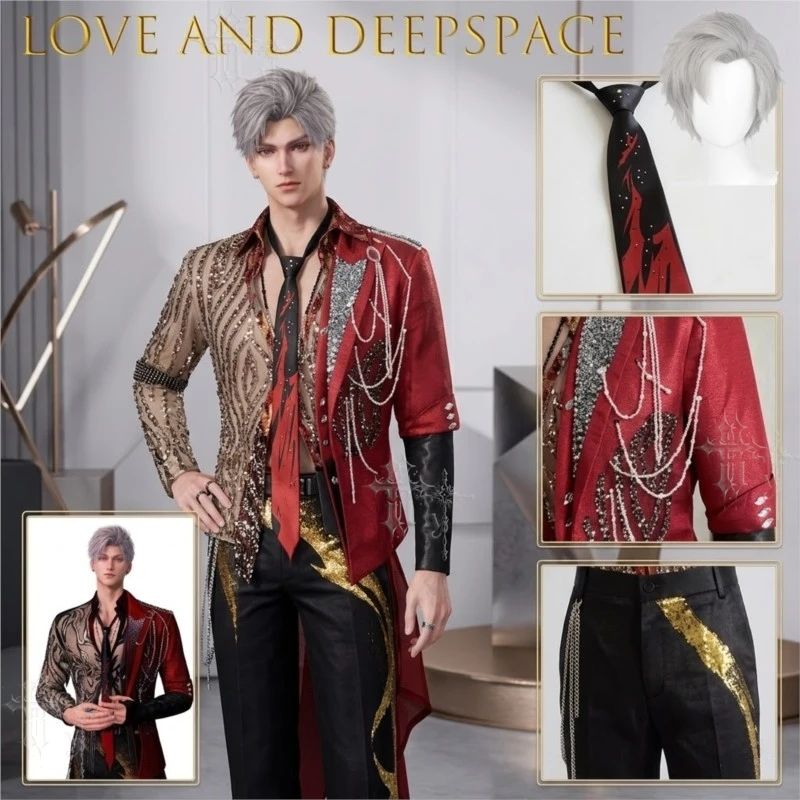 Sylus Love and Deepspace Qin Che Improvised Exile Stage Costume Performance Outfit Anime Game Character Sets Party Prom Blazer
Sylus Love and Deepspace Qin Che Improvised Exile Stage Costume Performance Outfit Anime Game Character Sets Party Prom Blazer