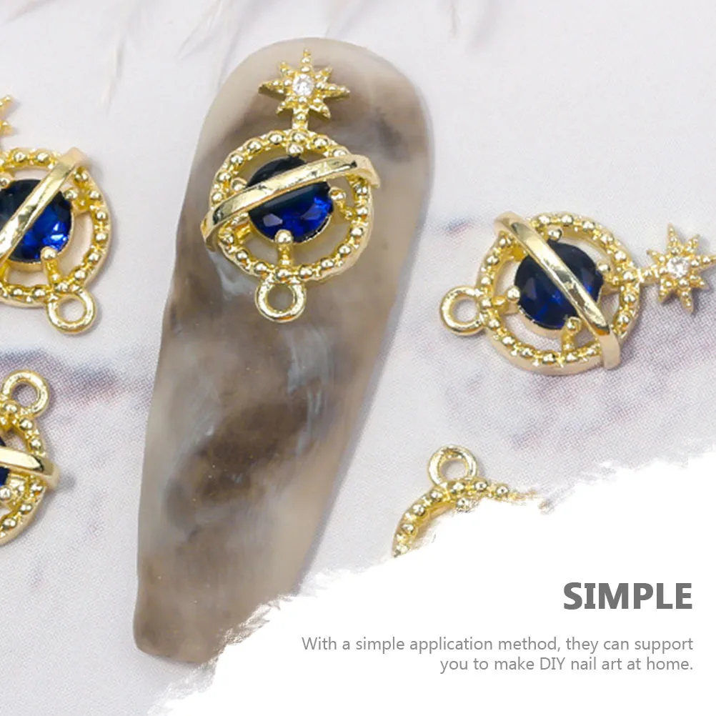6Pcs Zircon Planet Nail Art Decors Durable Premium Manicure Accessories DIY Chic Small Fashion Nail Embellishments Charms
6Pcs Zircon Planet Nail Art Decors Durable Premium Manicure Accessories DIY Chic Small Fashion Nail Embellishments Charms