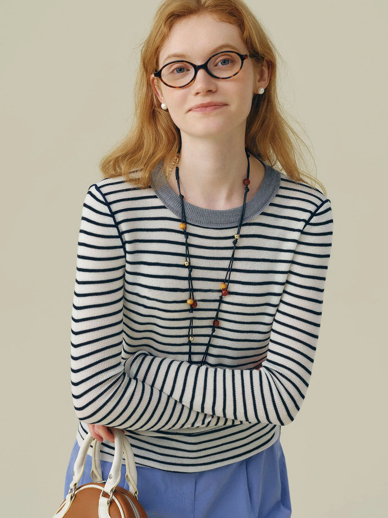 Retro Slim Fit Women's Knitwear Classic Stripe Color Block Base Shirt Spring Autumn Trendy Top Casual Style Long Sleeve round...
Retro Slim Fit Women's Knitwear Classic Stripe Color Block Base Shirt Spring Autumn Trendy Top Casual Style Long Sleeve round...