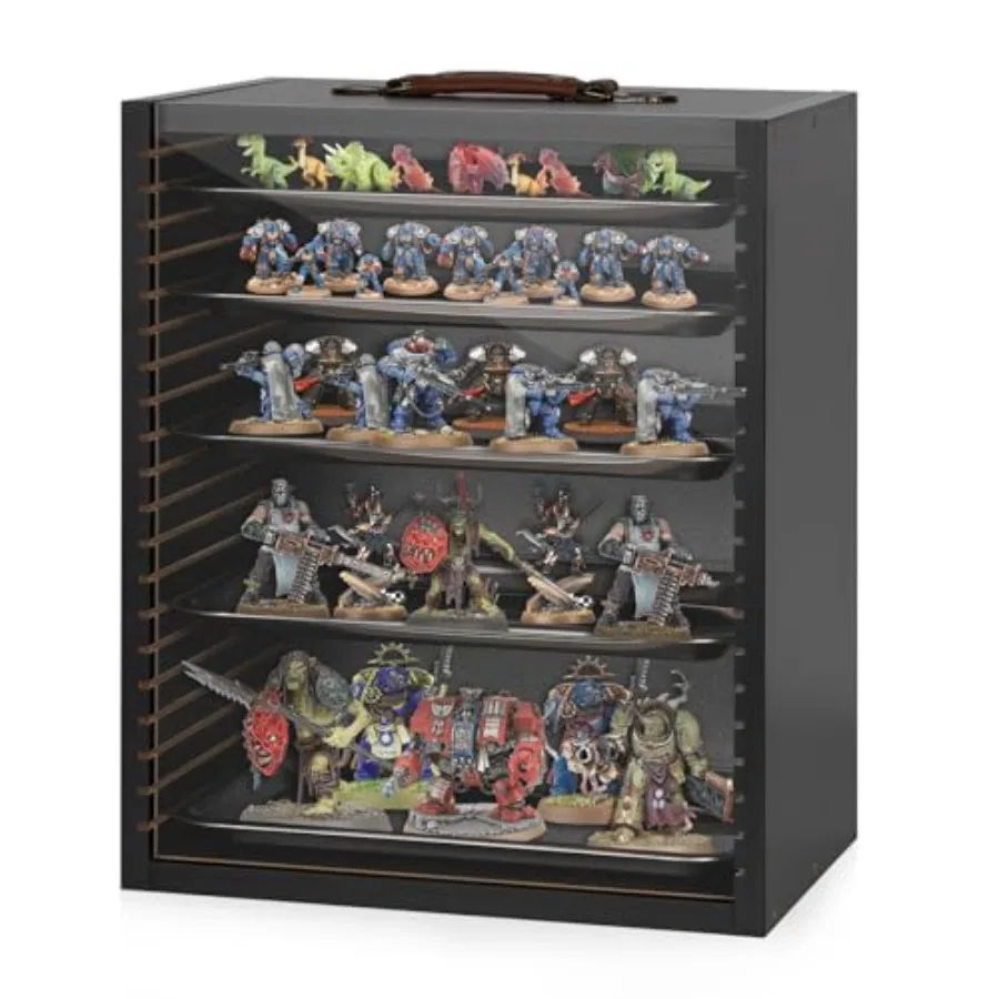 Miniature Display Case for Collectibles, Miniatures Storage Case Display Shelves Shelf for Mini Action Figures Valuable Collect
Miniature Display Case for Collectibles, Miniatures Storage Case Display Shelves Shelf for Mini Action Figures Valuable Collect