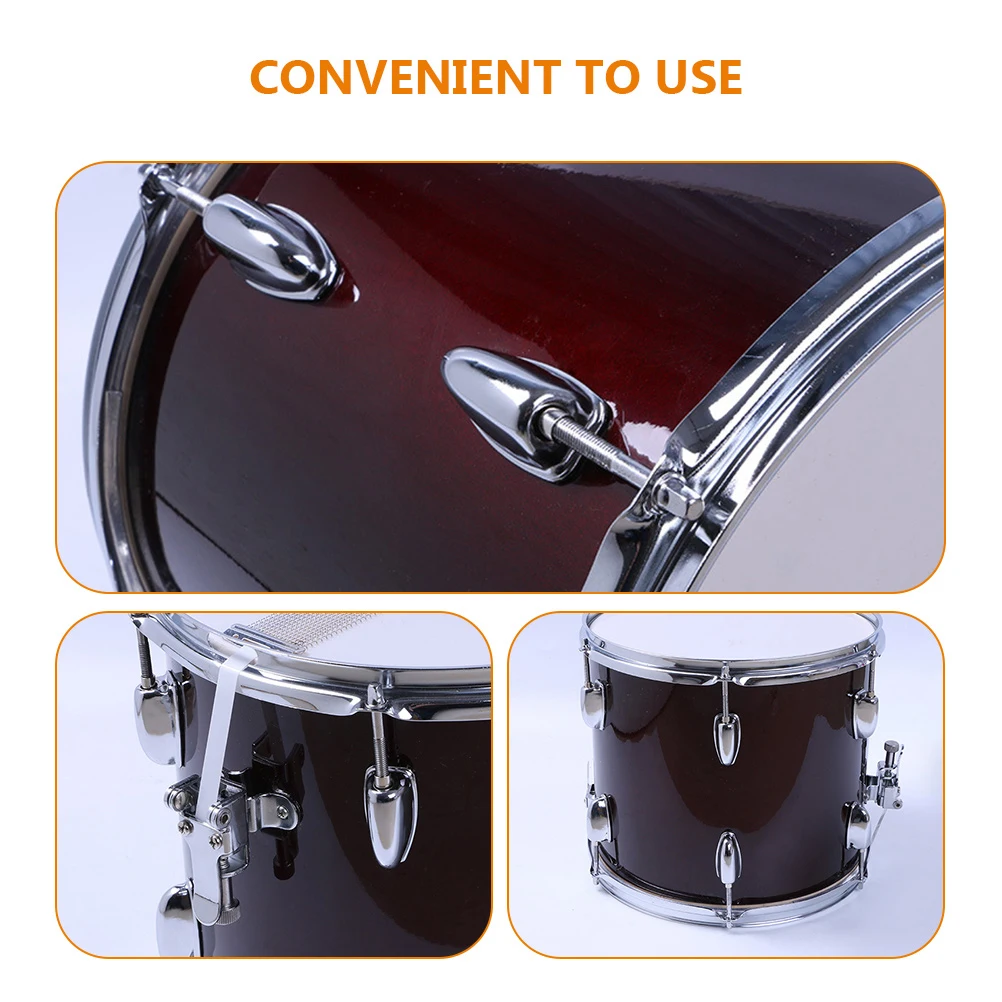 2 Pcs Single Ended Snake Drum Cover Bracket Snare Drumming Accessories Metal Lug Connector
2 Pcs Single Ended Snake Drum Cover Bracket Snare Drumming Accessories Metal Lug Connector