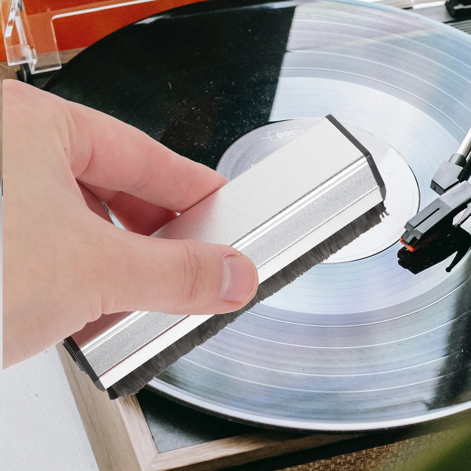 Vinyl Record Cleaner Brush Professional Anti-Static Dust Remover Vinyl Record Cleaning Tool Needle Stylus Brush Audio Desk
Vinyl Record Cleaner Brush Professional Anti-Static Dust Remover Vinyl Record Cleaning Tool Needle Stylus Brush Audio Desk