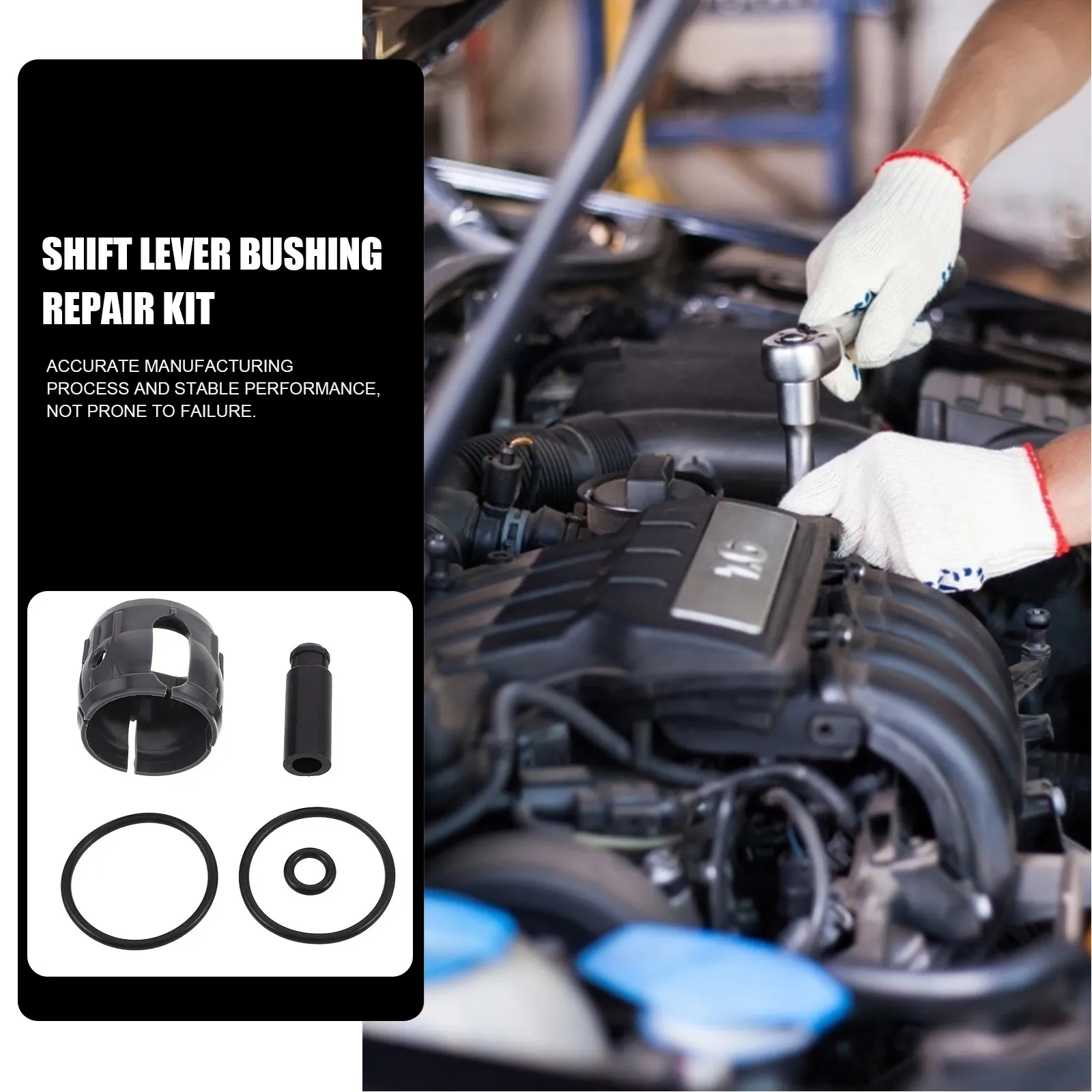 1 set Manual Shift Lever Bushing Repair Kit Gear Stick Plastic Transmission Replacement Parts for Car Accessories
1 set Manual Shift Lever Bushing Repair Kit Gear Stick Plastic Transmission Replacement Parts for Car Accessories