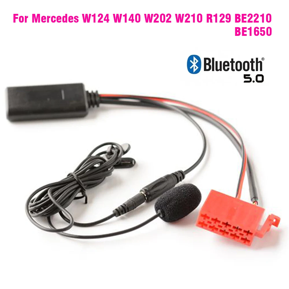 Car bluetooth Wireless Microphone Adapter Stereo AUX IN Music For Mercedes W124 W140 W202 W210 R129 BE2210 BE1650
Car bluetooth Wireless Microphone Adapter Stereo AUX IN Music For Mercedes W124 W140 W202 W210 R129 BE2210 BE1650