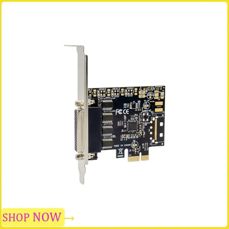 Control Card ST331 Pcie X1 AX99100 4S Industrial RS232 COM Port Control Card Multifunction Convenient Expansion Card Easy To Use
Control Card ST331 Pcie X1 AX99100 4S Industrial RS232 COM Port Control Card Multifunction Convenient Expansion Card Easy To Use
