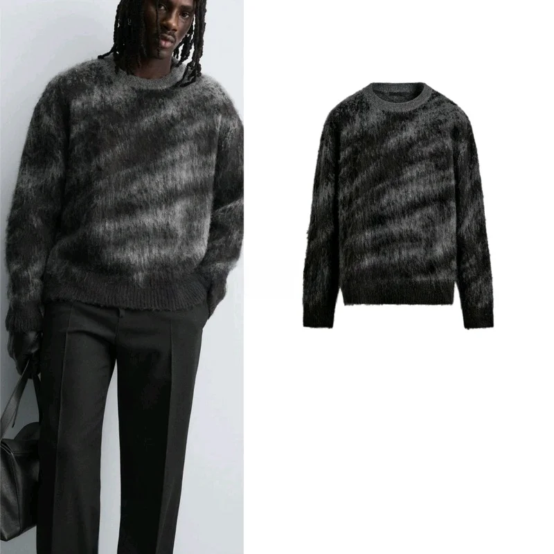 Winter New Men's Loose Knitted Sweater Long Sleeve round Neck Brushed Fleece Embroidery Casual Comfortable Breathable Polyest...
Winter New Men's Loose Knitted Sweater Long Sleeve round Neck Brushed Fleece Embroidery Casual Comfortable Breathable Polyest...