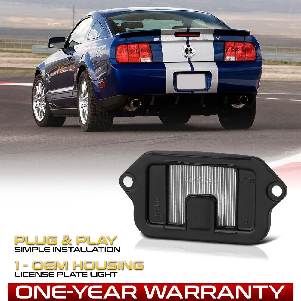 1Pcs 12V 18-LED License Plate Light Led Car Lamp 6000K Cold White For Ford Mustang 2005 2006 2007 2008 2009 GT Auto Accessories
1Pcs 12V 18-LED License Plate Light Led Car Lamp 6000K Cold White For Ford Mustang 2005 2006 2007 2008 2009 GT Auto Accessories
