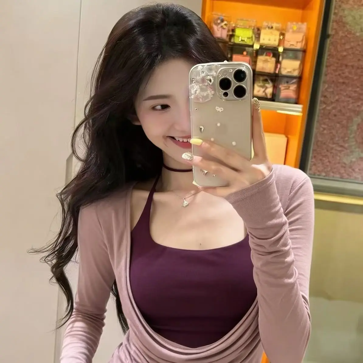 Korean Style Spring Set Women's Loose Long Sleeve T-Shirt Belted Crop Top Pink Strap Slimming Top And Bottoms Fashionable Outfit
Korean Style Spring Set Women's Loose Long Sleeve T-Shirt Belted Crop Top Pink Strap Slimming Top And Bottoms Fashionable Outfit
