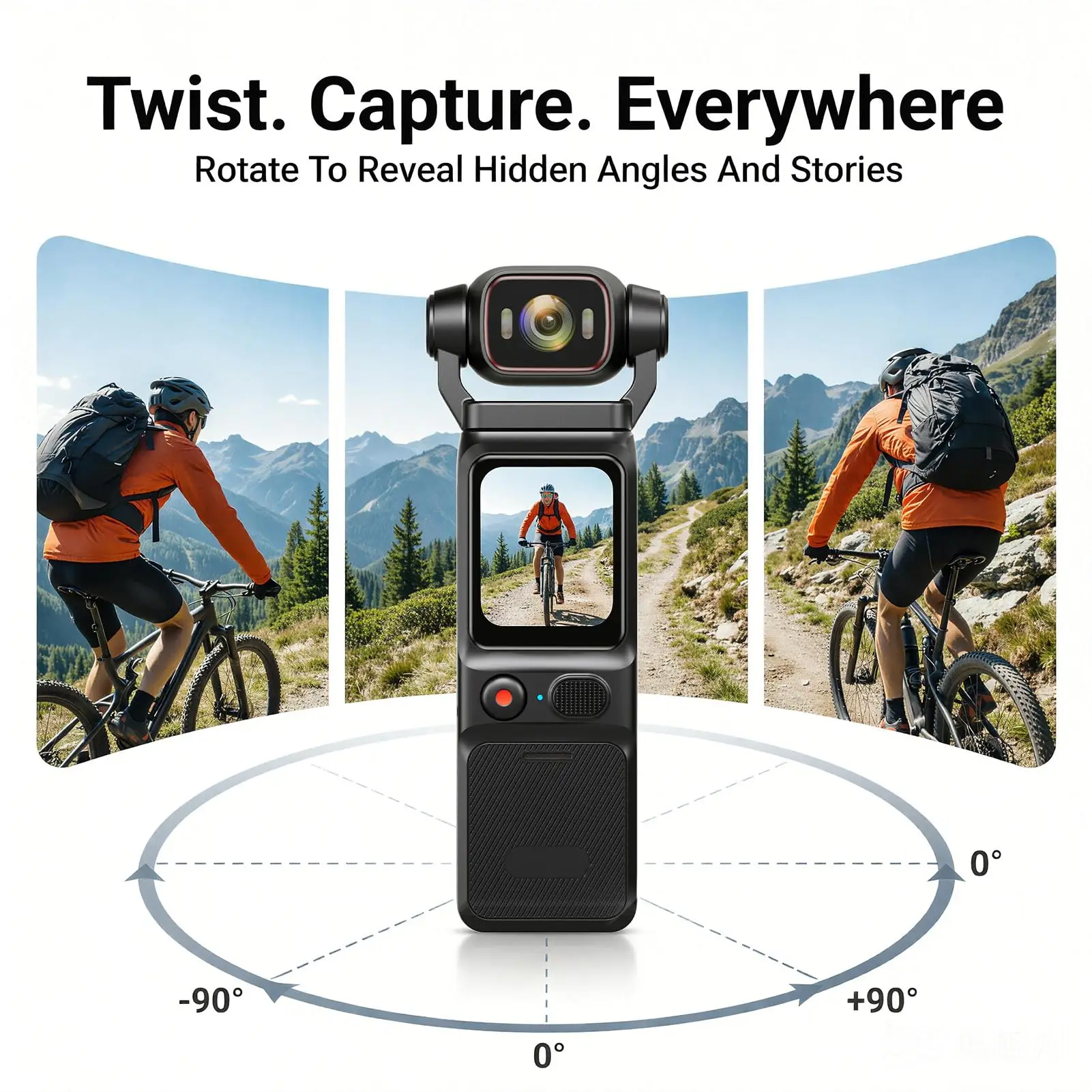 4K Ultra HD Action Camera True EIS Anti-Shake Touch Screen 180° Rotating Lens Vlog Cam Video Recorder Night Vision Waterproof
4K Ultra HD Action Camera True EIS Anti-Shake Touch Screen 180° Rotating Lens Vlog Cam Video Recorder Night Vision Waterproof