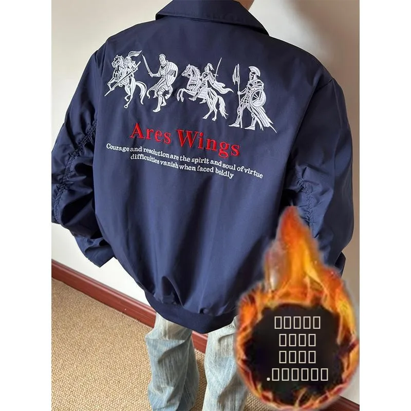 American Sle ort Wide War Embroidery Flight Jaet Cotton Suit Optional Tall Outerwear Loose Fit Nylon Long ...
American Sle ort Wide War Embroidery Flight Jaet Cotton Suit Optional Tall Outerwear Loose Fit Nylon Long ...